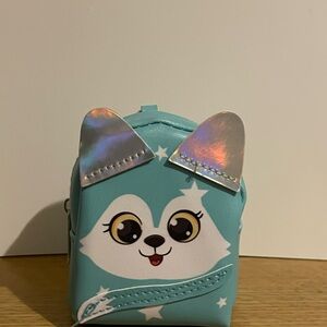 Kids Cute Animal Mini Backpack Keychain - Blue
